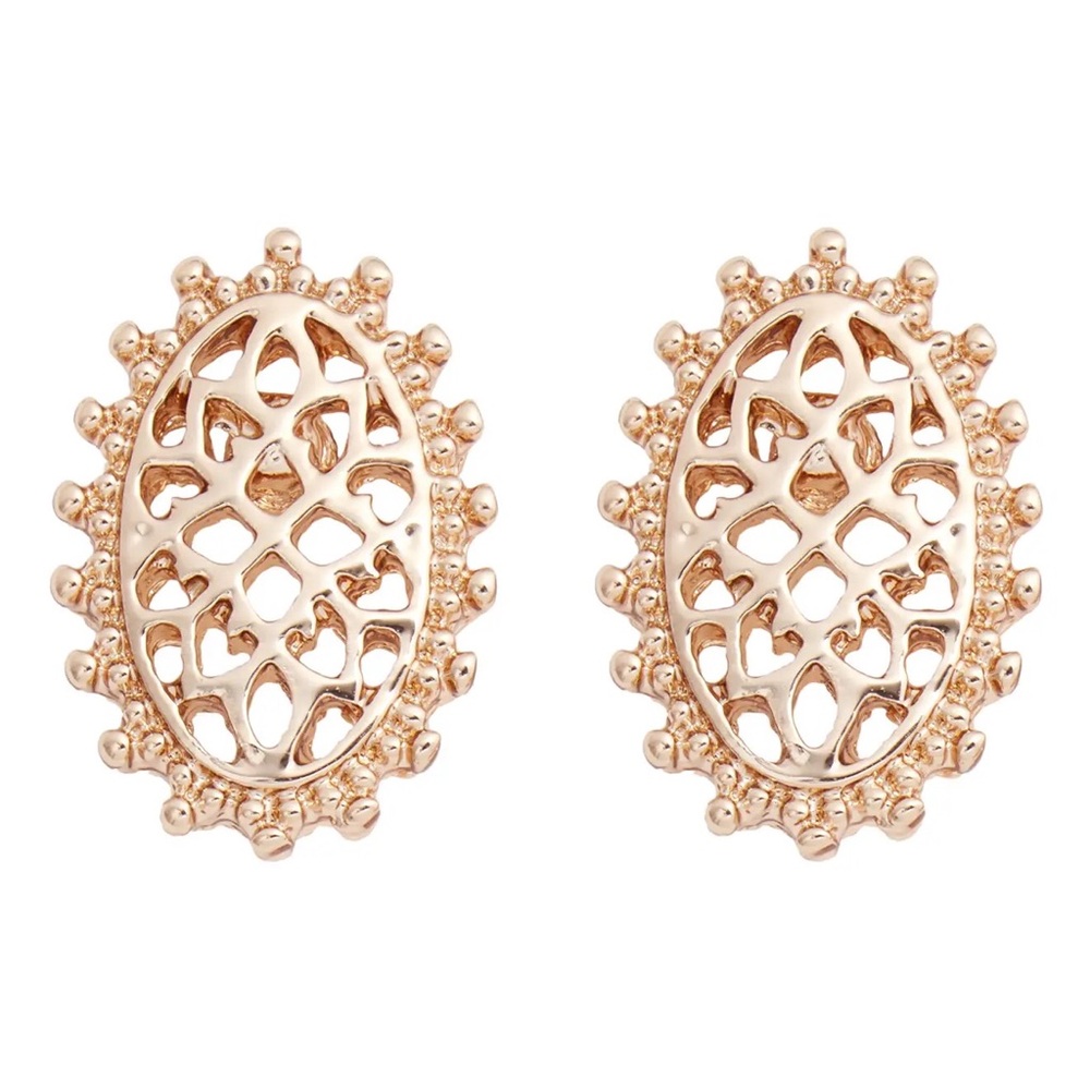 Marchesa Crystal Oval Button Earrings
 
GOLD